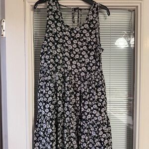 American Eagle Outfitters Black Floral Dress